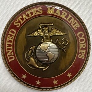 USMC CMC 34th Commandant Gen James T Conway Challenge‎ Coin 2" Marine Corps EGA